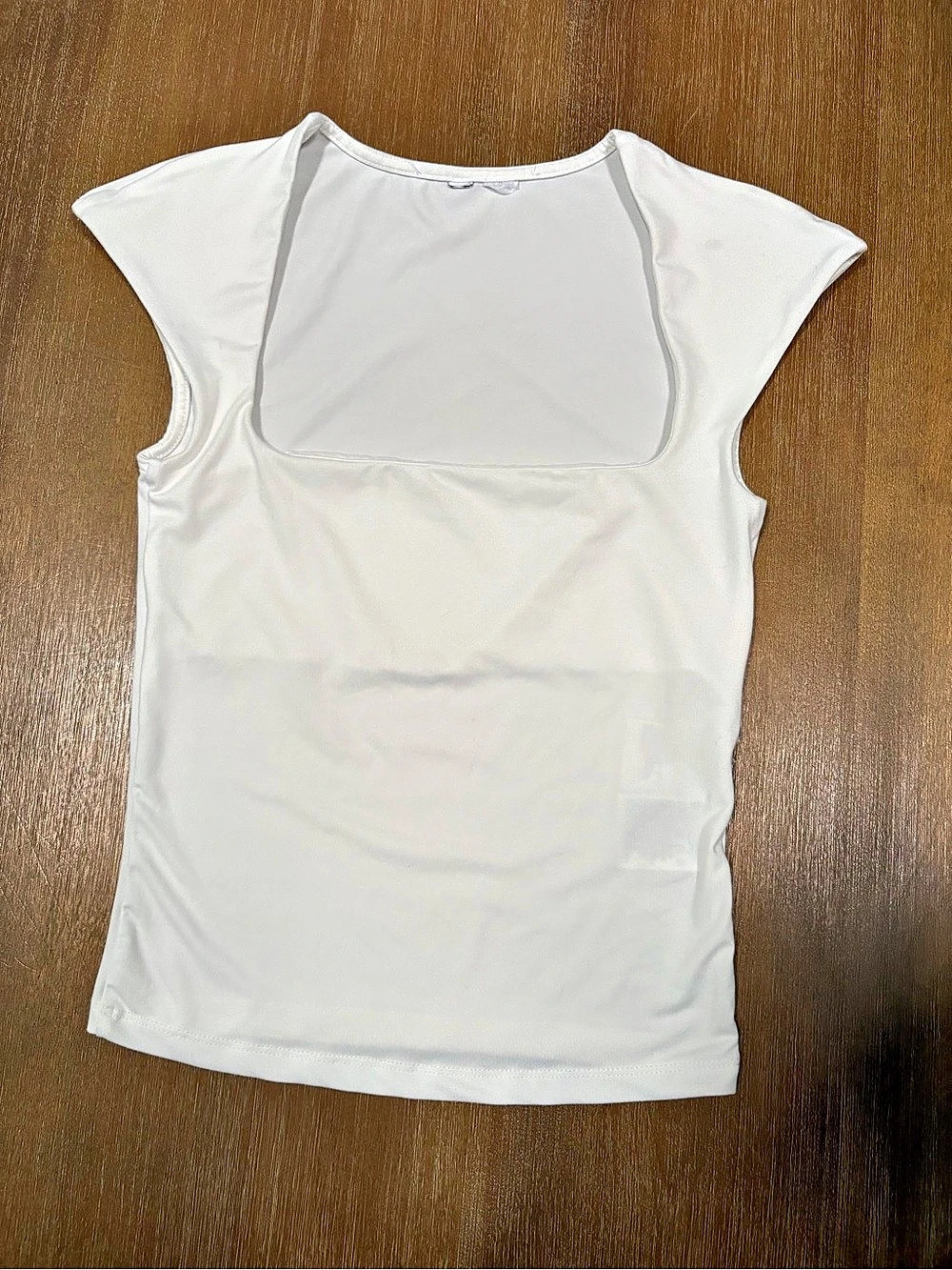 H&M White Short Sleeve Top